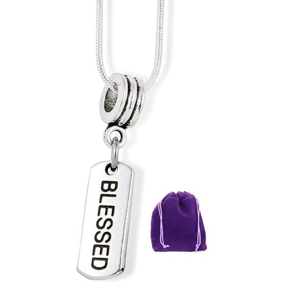 Blessed Necklace - Faith Religious Jewelry Chain Necklace - Picture 1 of 4